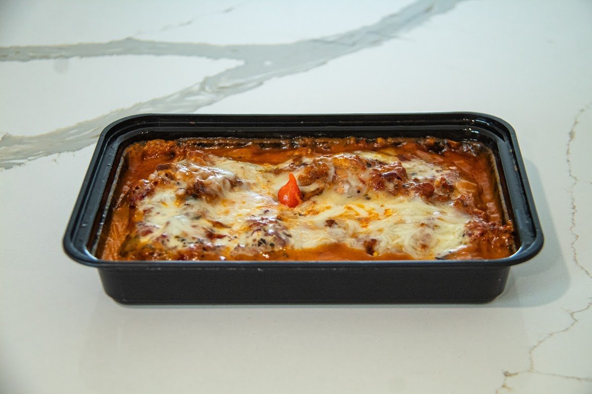 Opção 06 - Lasanha de Berinjela Com Carne Moída