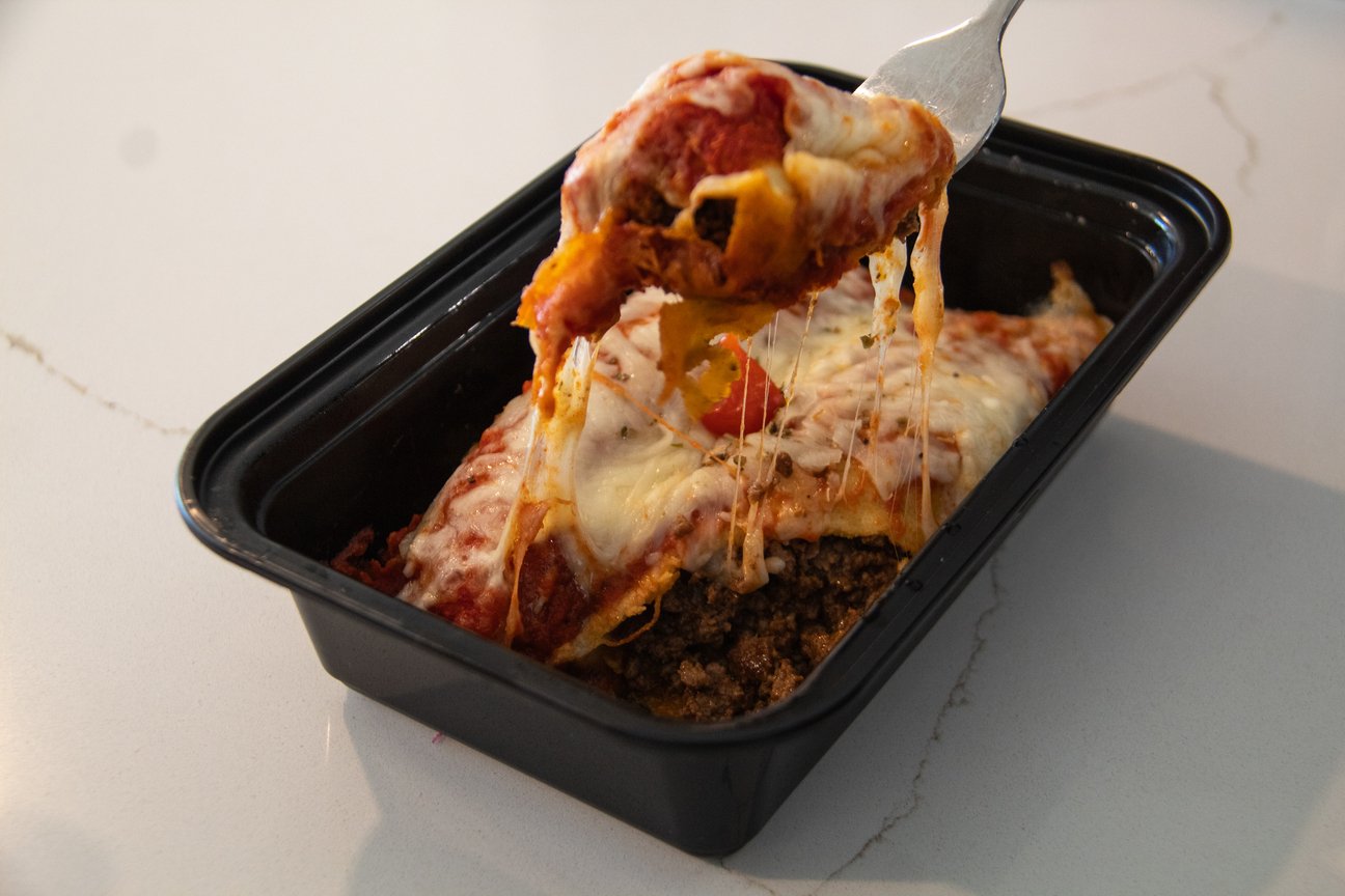 Opção 03 - Panqueca Fitness de Carne Moída